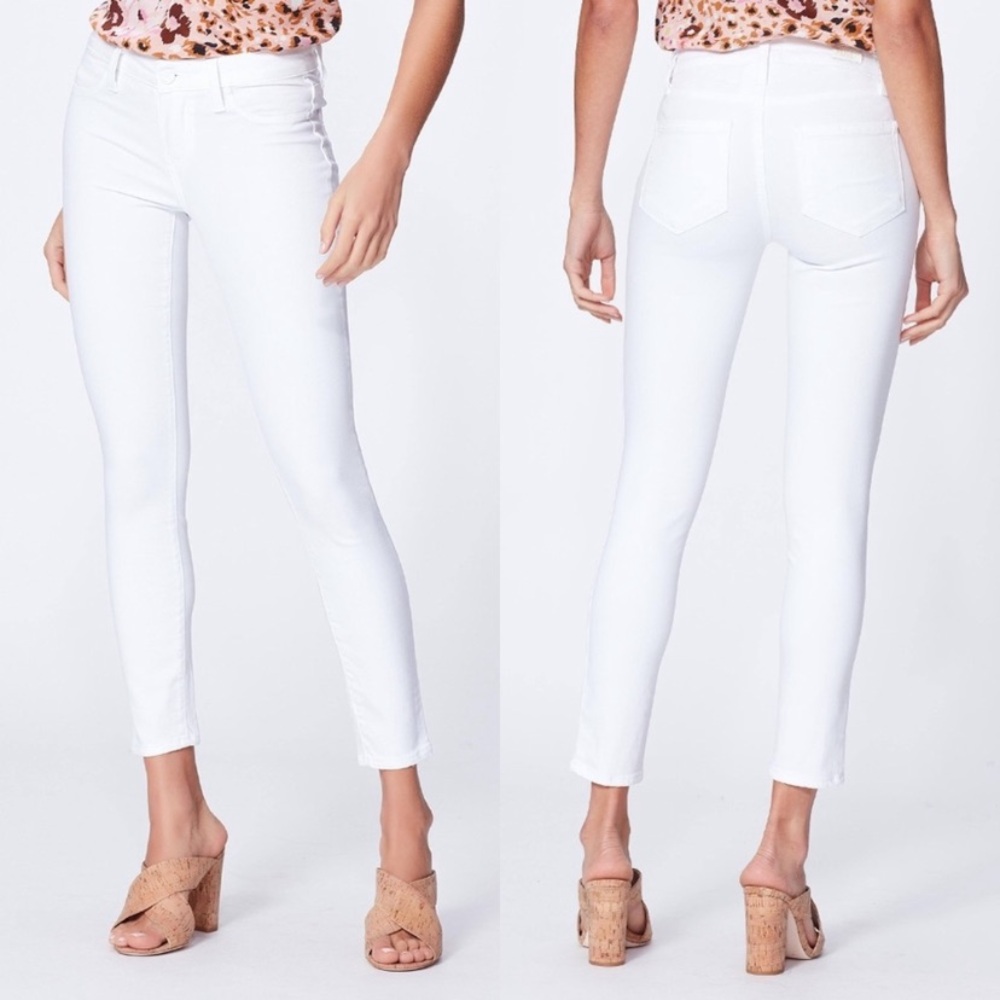 Paige Verdugo Crop White Jean 25